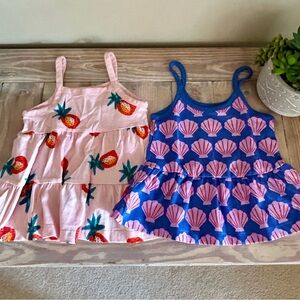 Hanna Andersson Summer Tank Top Set 🍍☀️